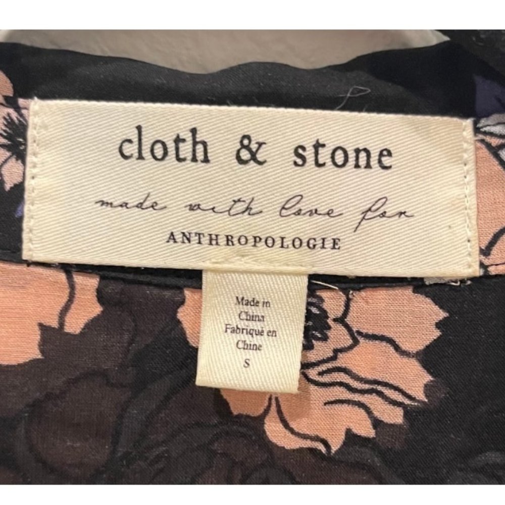 CLOTH AND STONE Black Tavira Top - Picture 3 of 5